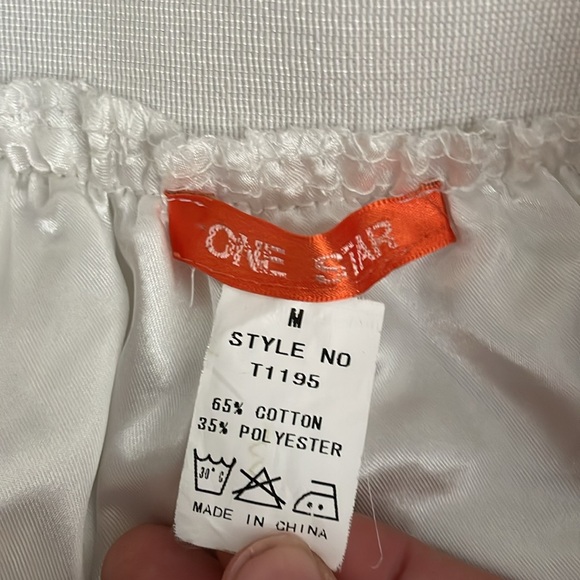 White Tulle Skirt with Polka Dots - Picture 5 of 8